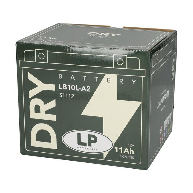Landport (LP) LB10L-A2 motor accu 12 volt 11,0 ah (51112 - YB10L-A2)