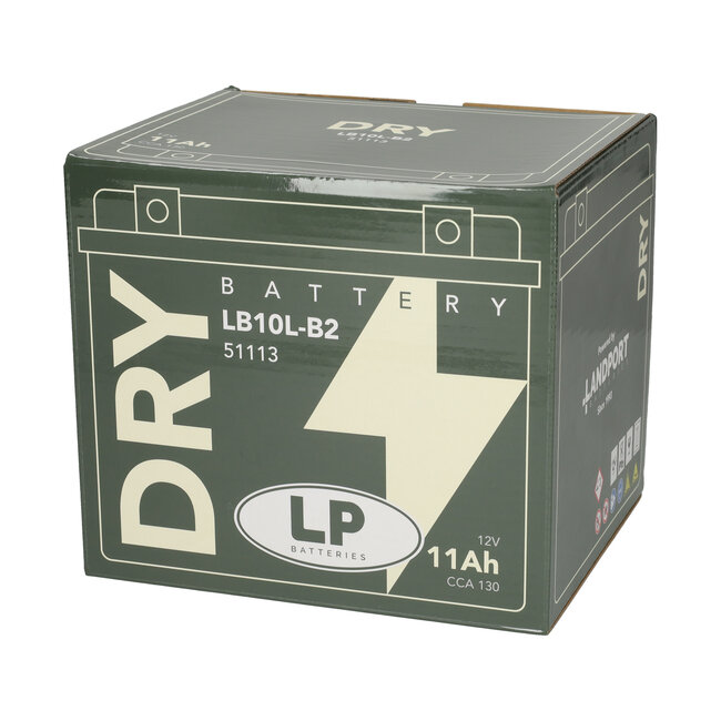 Landport (LP) LB10L-B2 motor accu 12 volt 11,0 ah (51113 - YB10L-B2)