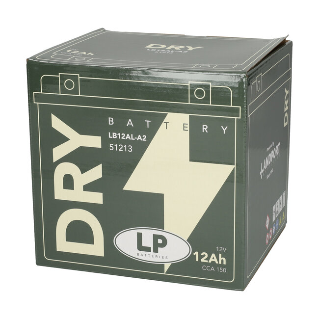 Landport (LP) LB12AL-A2 motor accu 12 volt 12,0 ah (51213 - YB12AL-A2)