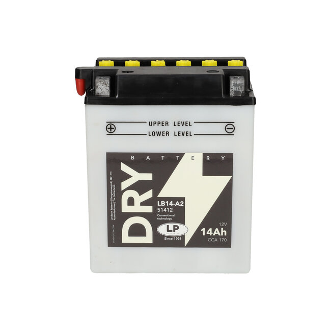 Landport (LP) LB14-A2 motor accu 12 volt 14,0 ah (51412 - YB14-A2)
