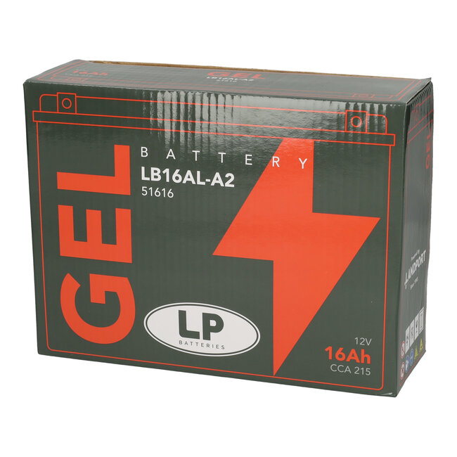 Landport (LP) LB16AL-A2 motor GEL accu 12 volt 16,0 ah (51616 - GB16AL-A2)