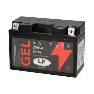 Landport (LP) LT9B-4 motor GEL accu 12 volt 8 ah (50902 - GT9B-4)