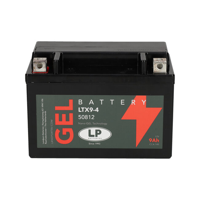 Landport (LP) LTX9-4 motor GEL accu 12 volt 9,0 ah (50812 - GTX9-4)