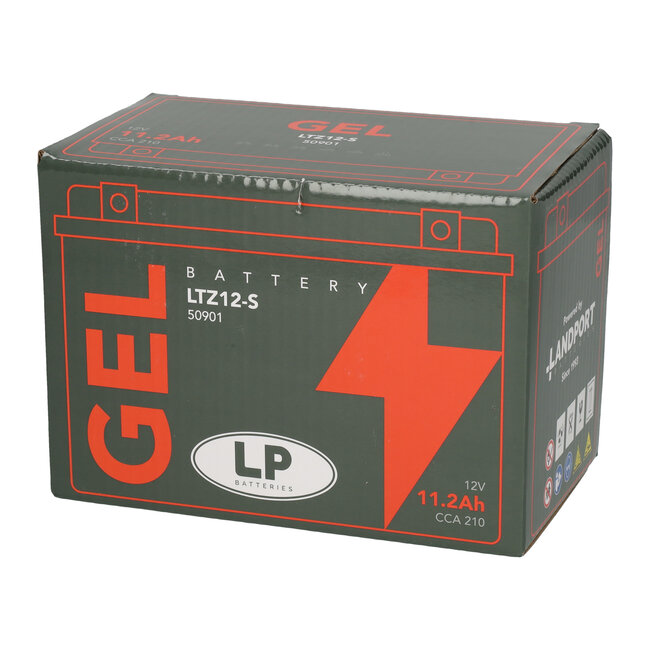 Landport (LP) LTZ12-S motor GEL accu 12 volt 11,2 ah (50901 - GTZ12-S)