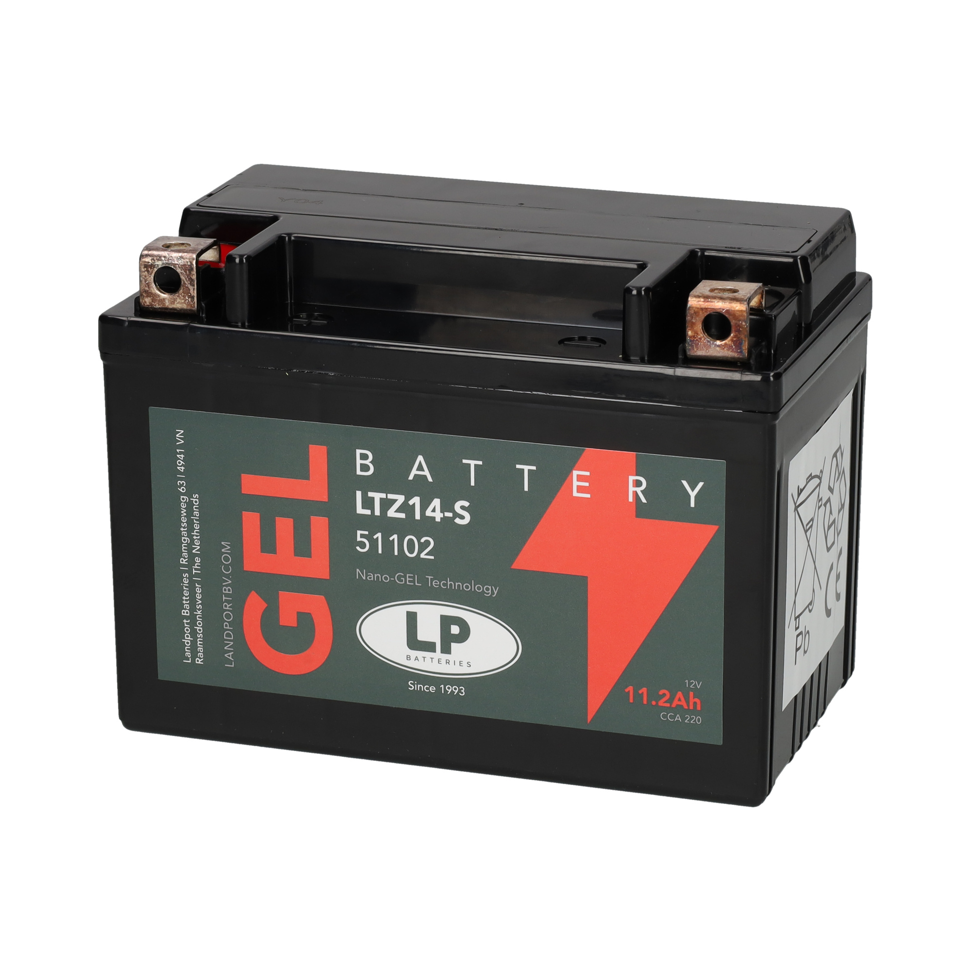 LTZ14-S motor GEL accu 12 volt 11,2 ah (51102 - GTZ14-S) - Accu