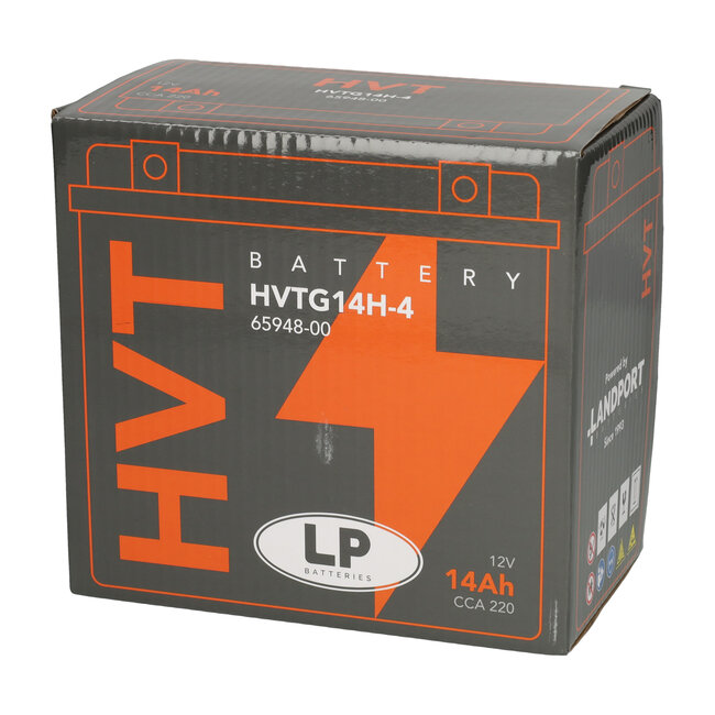 Landport (LP) Harley accu HVTG14H-4 (MH GHD14H-4) 12 volt 14 ah