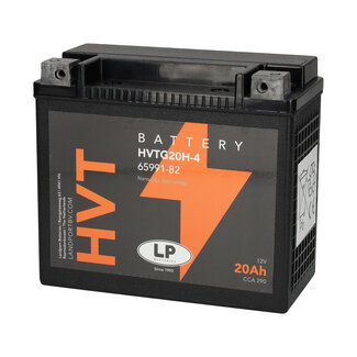 Landport (LP) Harley accu HVTG20H-4 (MH GHD20H-4) 12 volt 19 ah met de + links voor