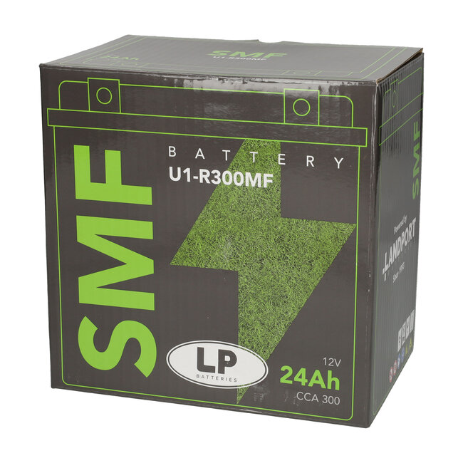 Landport (LP) U1-R300MF grasmaaier / motor accu 12 volt 24 ah (LB U1-R300MF)