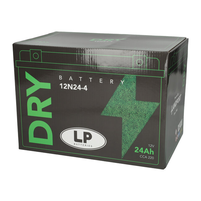 Landport (LP) 12N24-4 motor accu 12 volt 24,0 ah (52420 - LD 12N24-4)