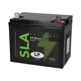 Landport (LP) SLA U1R-280 motor / grasmaaier accu 12 volt 24 ah (LS U1R-280 SLA)