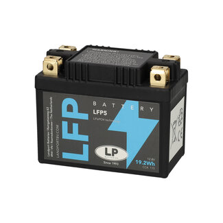 Landport (LP) LFP5 12 volt 19,2 Wh ﻿Lithium LiFePO4 accu
