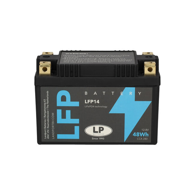Landport (LP) LFP14 12 volt 48,0 Wh ﻿Lithium LiFePO4 accu
