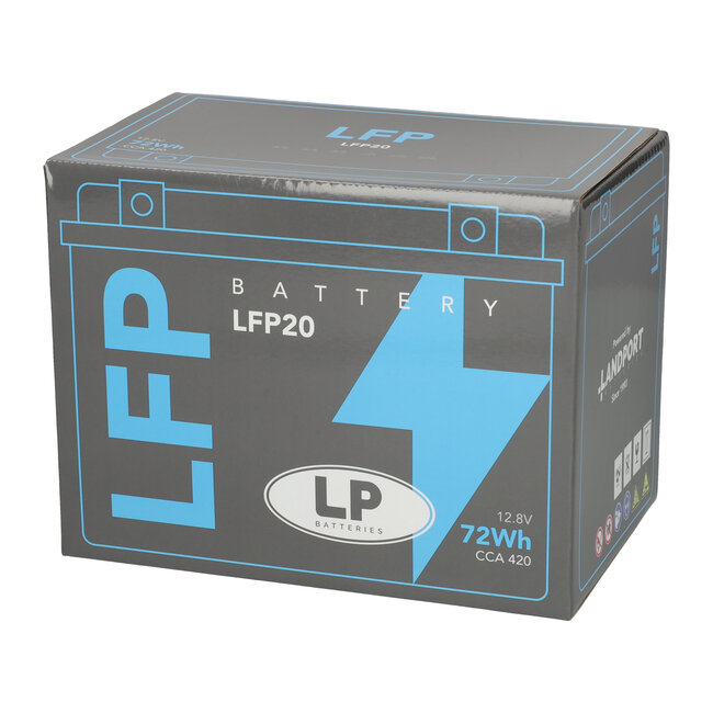 Landport (LP) LFP20 12 volt 72,0 Wh ﻿Lithium LiFePO4 accu