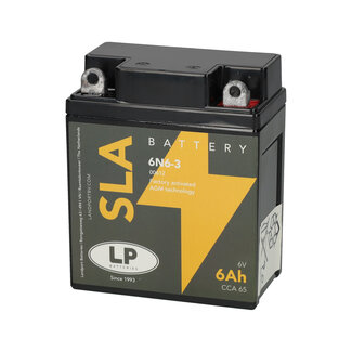 Landport (LP) SLA 6N6-3 motor accu 6 volt 6 ah (00612)