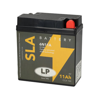 Landport (LP) SLA 6N11A motor accu 6 volt 11 ah (01199)