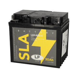 Landport (LP) SLA L60-N30-4 motor accu 12 volt 30 ah (53034 - Y60-N30-4)
