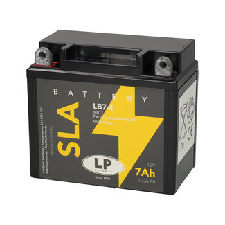 Landport (LP) SLA LB7-4 motor accu 12 volt 7 ah (50813 - YB7-4)