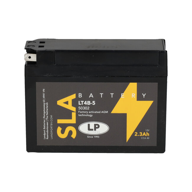 Landport (LP) SLA LT4B-5 motor accu 12 volt 2,3 ah (50302 - YT4B-5)