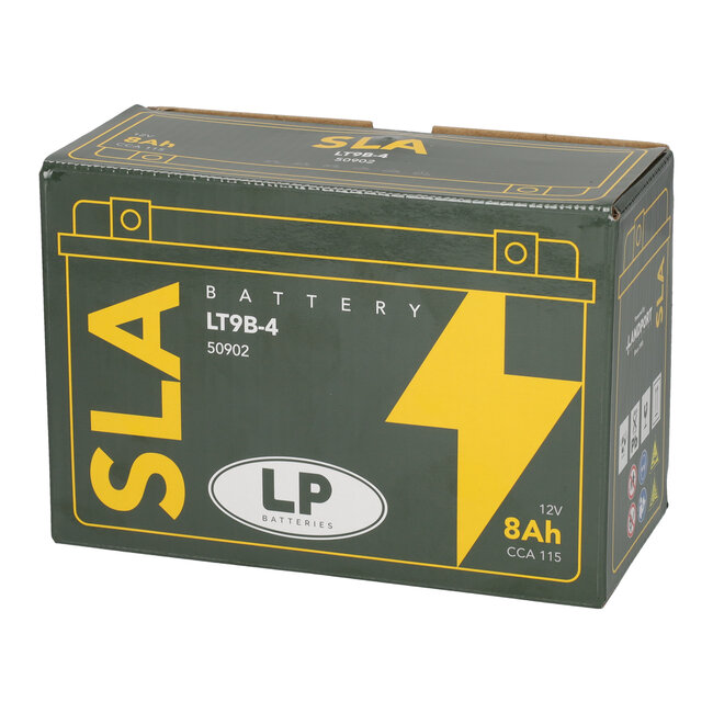 Landport (LP) SLA LT9B-4 Motor accu 12 volt 8,0 ah (50902 - YT9B-4)