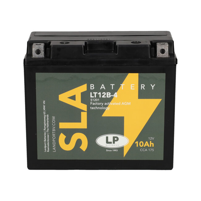 Landport (LP) SLA LT12B-4 Motor accu 12 volt 10,0 ah (51201 - YT12B-4)