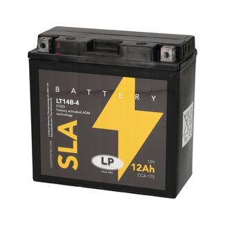 Landport (LP) SLA LT14B-4 Motor accu 12 volt 12 ah (51203 - YT14B-4)