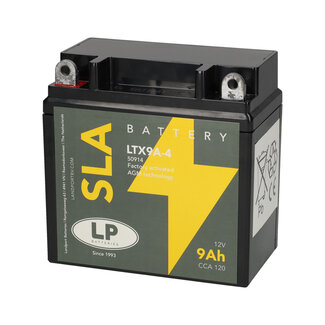 Landport (LP) SLA LTX9A-4 motor accu 12 volt 9 ah (50914 - YTX9A-4)