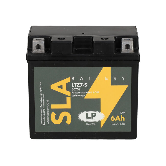 Landport (LP) SLA LTZ7-S Motor accu 12 volt 6,0 ah (50702 - YTZ7-S)