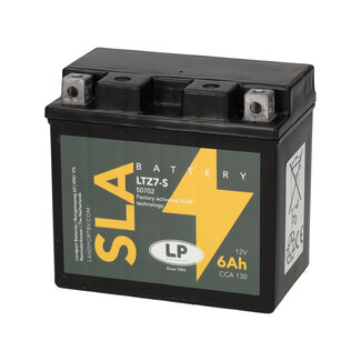 Landport (LP) SLA LTZ7-S Motor accu 12 volt 6 ah (50702 - YTZ7-S)