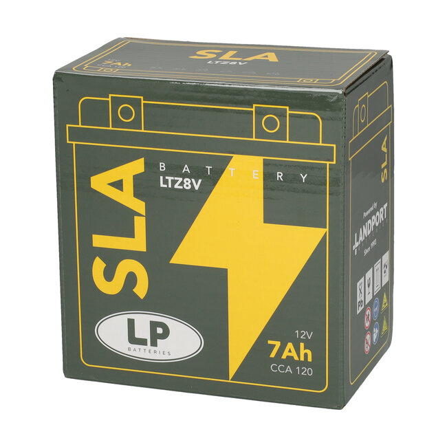 Landport (LP) SLA LTZ8V Motor accu 12 volt 7,0 ah (YTZ8V)