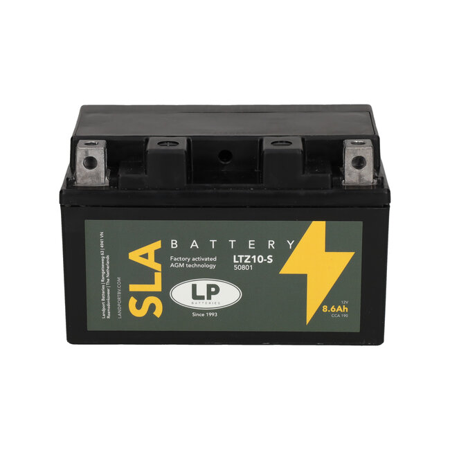 Landport (LP) SLA LTZ10-S Motor accu 12 volt 8,6 ah (50801 - YTZ10-S)
