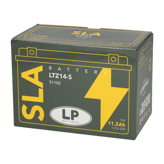 Landport (LP) SLA LTZ14-S Motor accu 12 volt 11,2 ah (51102 - YTZ14-S)