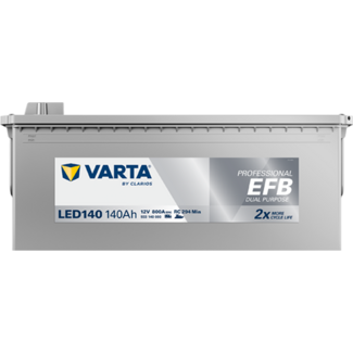 Varta LED140 accu 12 volt 140 ah Dual Purpose EFB