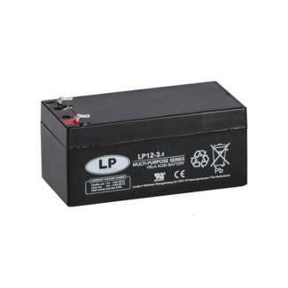 Landport (LP) VRLA-LP accu 12 volt 3,4 ah LP12-3,4 VDS