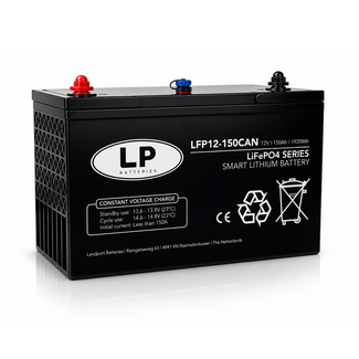 Landport (LP) SMART Lithium accu LFP V12-150 LiFePo4 12 volt 150 Ah 1920 Wh