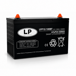 Landport (LP) SMART Lithium accu LFP V12-100 LiFePo4 12 volt 100 Ah 1280 Wh