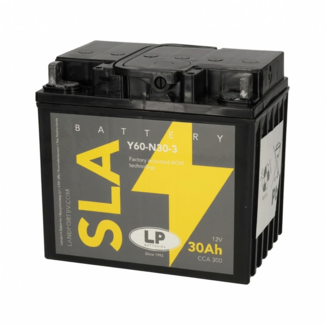 Landport (LP) SLA L60-N30-3 motor accu 12 volt 30 ah (53030 - Y60-N30-3)