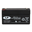 Landport (LP) VRLA-LP accu 6 volt 1,2 ah LP6-1,2