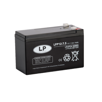 Landport (LP) Lithium accu LFP V12-7,5 LiFePo4 12 volt 7,5 Ah 96 Wh