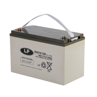 Landport (LP) AGM-GEL-Carbon accu EVX12-120 Deep Cycle 12 v 120 ah