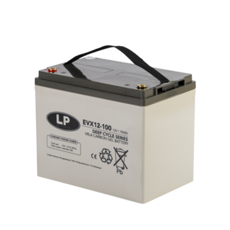 Landport (LP) AGM-GEL-Carbon accu EVX12-100 Deep Cycle 12 v 100 ah