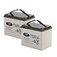 Landport (LP) 2x EVX12-100 AGM / GEL / Carbon accu's 12 volt 100 ah