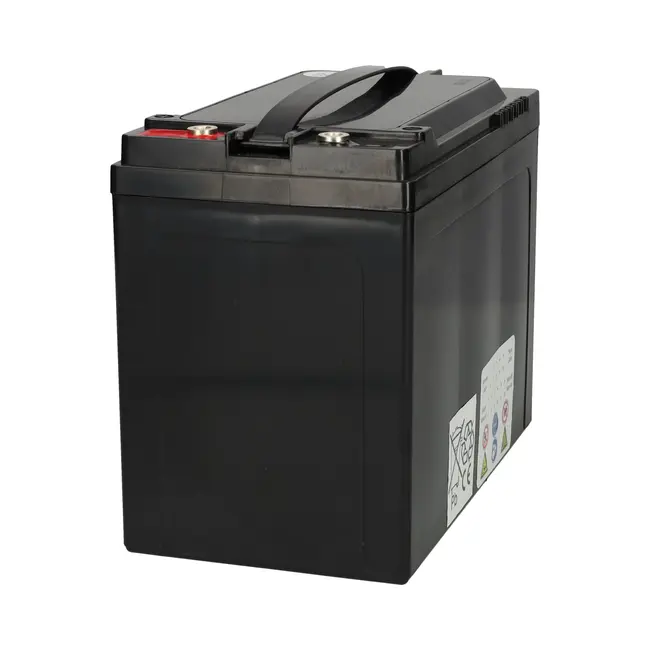 Landport (LP) 2x EVX12-55 accu's 12 volt 55 ah + IMPULS II acculader 24v 6A