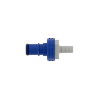 BWT 09MBLU1 Mannelijke snelkoppeling BLAUW (1/4 inch / 6 mm)