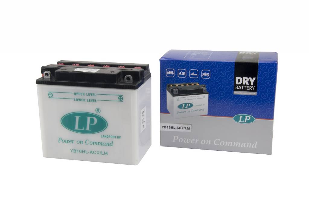 Landport (LP) YB16HL-A-CX/LM motor accu 12 volt 19 ah