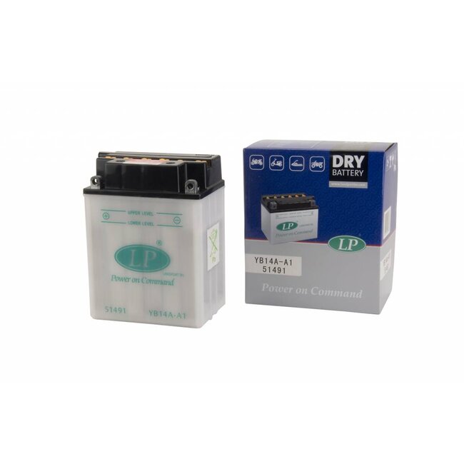 Landport (LP) YB14A-A1 motor accu 12 volt 14,0 ah