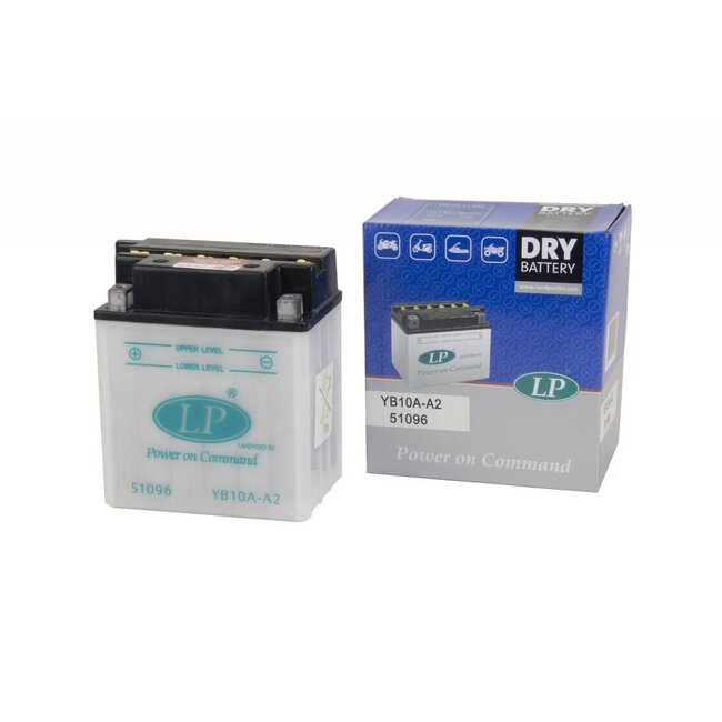 Landport (LP) YB10A-A2 motor accu 12 volt 11,0 ah