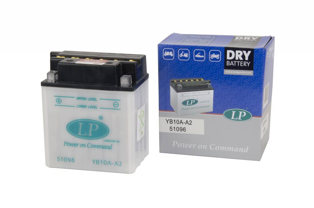 Landport (LP) YB10A-A2 motor accu 12 volt 11 ah