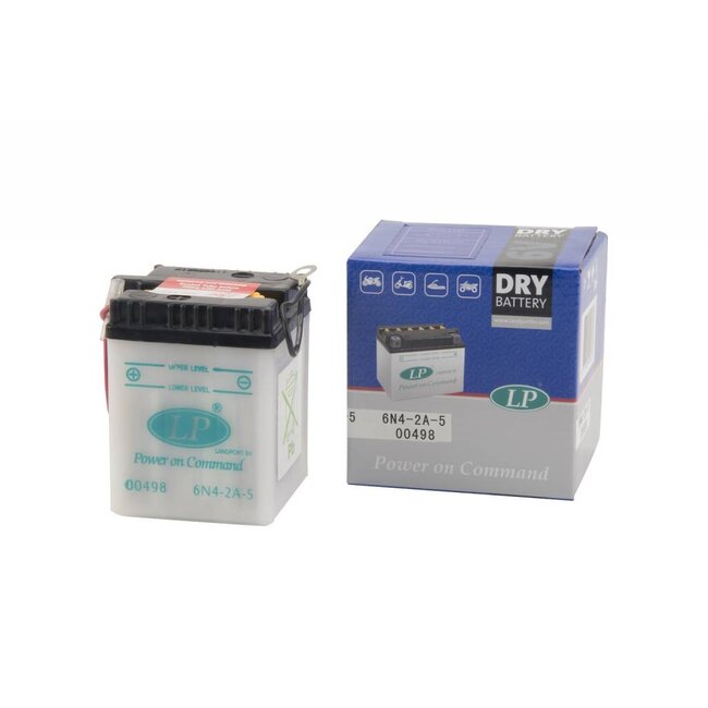 Landport (LP) 6N4-2A-5 motor accu 6 volt 4,0 ah