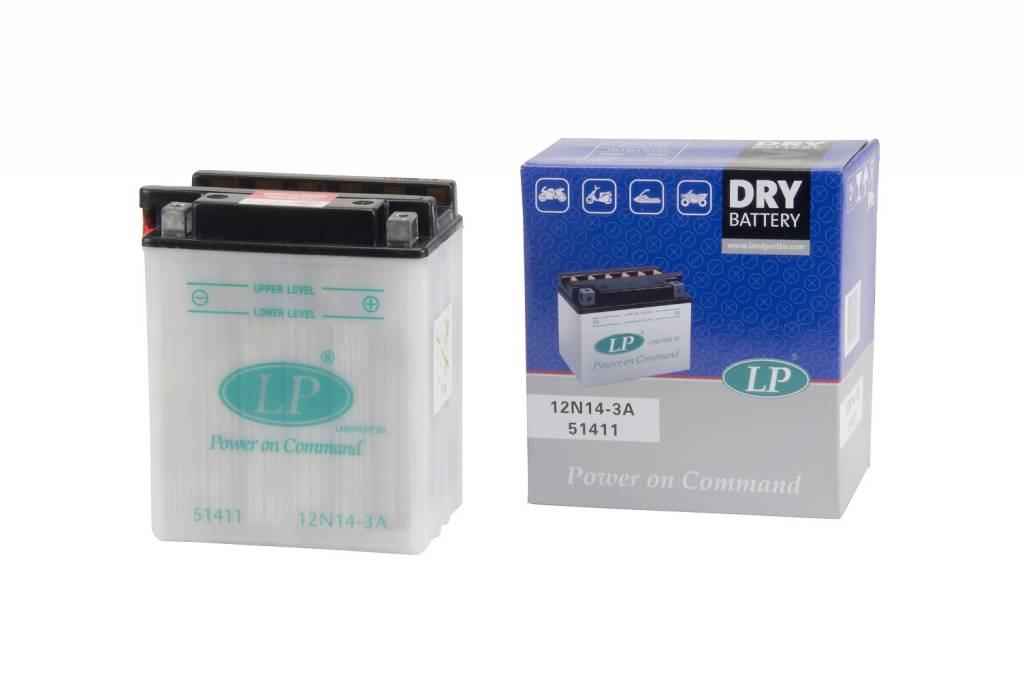 Landport (LP) 12N14-3A motor accu 12 volt 14 ah