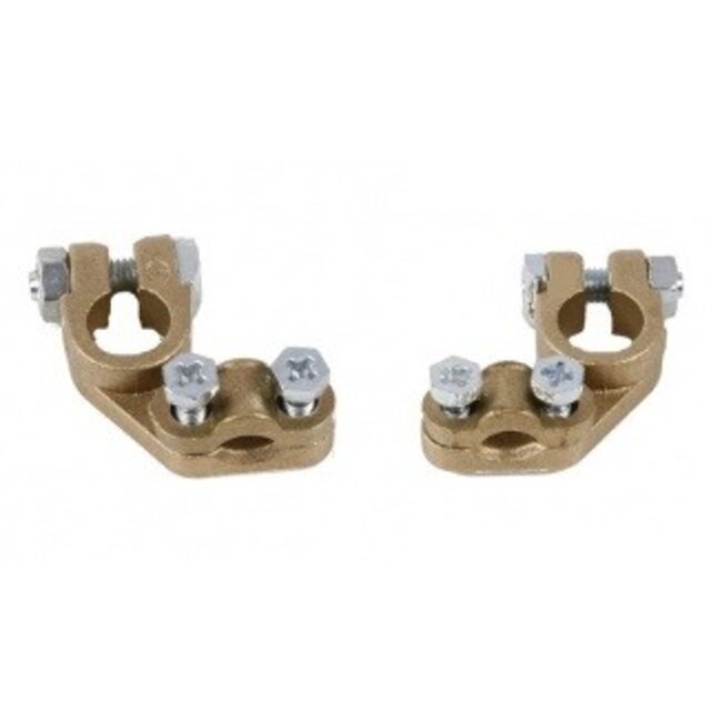 Set Universele gebogen accuklemmen